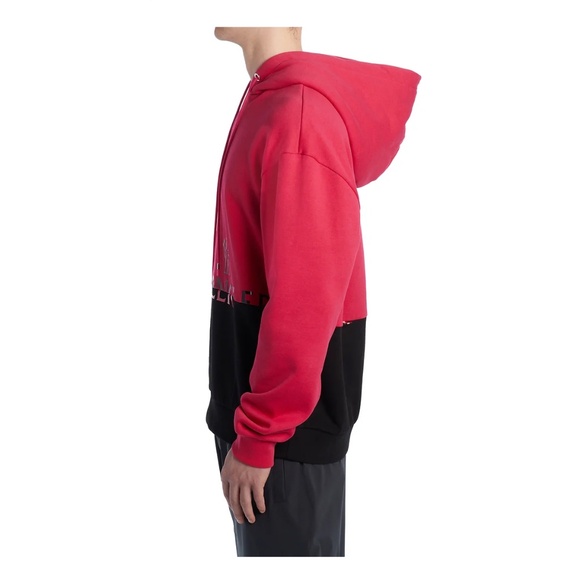 Moncler Colorblock Split Logo Cotton Hoodie - Picture 3 of 5